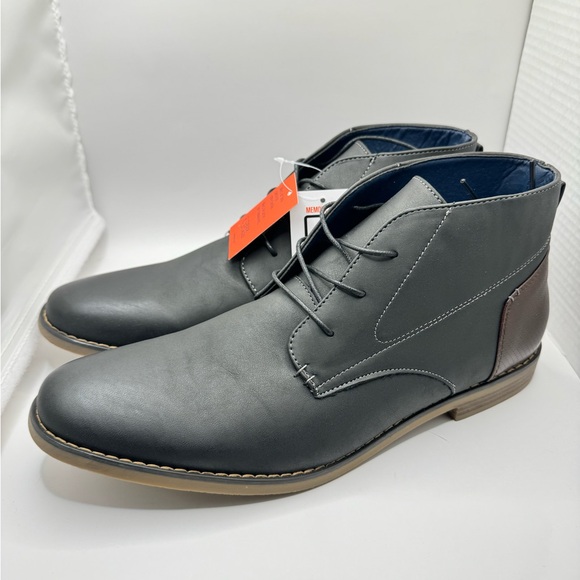 DEER STAGS Mens Black brown Cushioned Mark Almond Toe Dress Chukka Boots 10.5 M - Picture 2 of 9